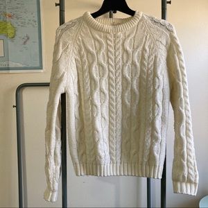 Vintage Fisherman White Sweater